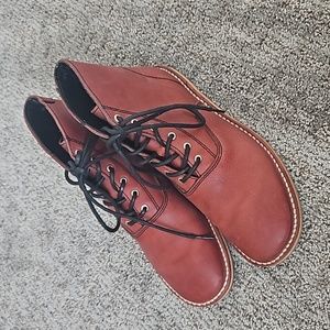 DAVINCI boot leather rust red